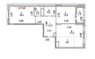 Продажа 3-комнатной квартиры, 72 м², ул. Нажимеденова, дом  54/1 - Продажа квартир в Астане