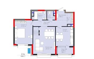 Продажа 2-комнатной квартиры, 78.2 м² - Продажа квартир в Астане - страница 6