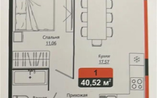 Продажа 2-комнатной квартиры, 40.52 м², ул. Халиуллина, дом  196 стр - Продажа квартир в Алматы