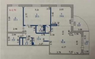 Продажа 3-комнатной квартиры, 110 м², ул. Шевченко, дом  8 - Продажа  трехкомнатных квартир в новостройках Астаны