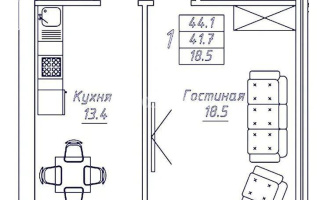 Продажа 2-комнатной квартиры, 44.5 м², ул. Бокейхана, дом  13 стр - Продажа  двухкомнатных квартир в Астане