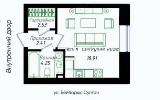 Продажа 1-комнатной квартиры, 28.1 м² - Продажа квартир в Астане - страница 101
