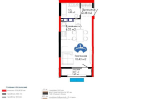 Продажа 1-комнатной квартиры, 33.65 м² - Продажа квартир в Наурызбайском р-не Алматы