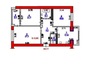 Продажа 4-комнатной квартиры, 68.4 м² - Продажа квартир в кирпичном доме в Алматы - страница 17