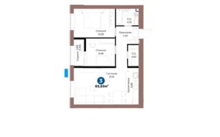 Продажа 3-комнатной квартиры, 65.65 м² - Продажа квартир в новостройках Астаны - страница 97