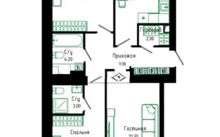 Продажа 3-комнатной квартиры, 92.8 м², ул. Нажимеденова, дом  30/1 - Продажа квартир в Казахстане