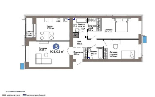 Продажа 3-комнатной квартиры, 105.2 м² - Продажа квартир в Астане - страница 45