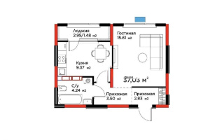Продажа 1-комнатной квартиры, 37.03 м² - Продажа квартир в Алматы - страница 57