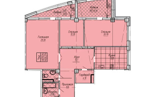 Продажа 3-комнатной квартиры, 115.5 м², ул. Майлина, дом  8/1 стр - Продажа квартир в Астане