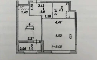 Продажа 1-комнатной квартиры, 43 м² - Продажа однокомнатных квартир от собственников в Астане