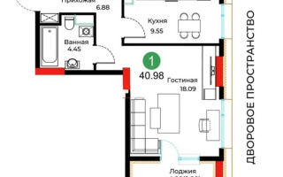 Продажа 1-комнатной квартиры, 41.6 м² - Продажа однокомнатных квартир в Астане - страница 31