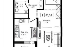 Продажа 1-комнатной квартиры, 41.54 м², ул. Анет баба, дом  4 - Продажа  однокомнатных квартир в Астане