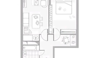 Продажа 1-комнатной квартиры, 46 м², ул. Момышулы, дом  100 стр - Продажа  однокомнатных квартир в новостройках Алматы без посредников