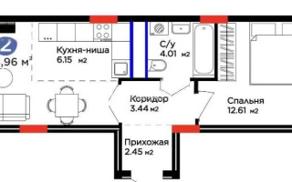 Продажа 2-комнатной квартиры, 44.96 м² - Продажа квартир в новостройках Астаны без посредников с фото - страница 3