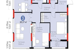 Продажа 3-комнатной квартиры, 83.17 м² - Недвижимость в Казахстане - страница 16