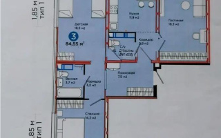 Продажа 3-комнатной квартиры, 84.55 м², ул. Е-103, дом  5а - Продажа квартир в Астане без посредников