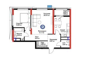 Продажа 2-комнатной квартиры, 70 м² - Продажа двухкомнатных квартир в блочном доме в Казахстане
