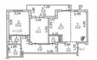 Продажа 3-комнатной квартиры, 132 м², ул. Салыкова, дом  40 - Продажа  трехкомнатных квартир в новостройках Алматы без посредников с фото