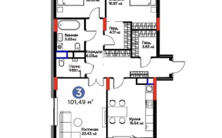 Продажа 3-комнатной квартиры, 101.49 м² - Продажа квартир в Казахстане - страница 25