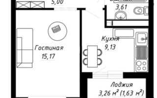 Продажа 1-комнатной квартиры, 35 м², ул. Байтурсынова, дом  14 - Продажа квартир в Астане