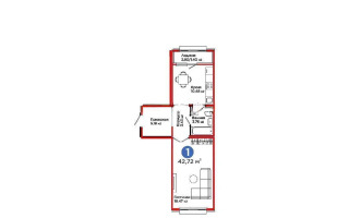 Продажа 2-комнатной квартиры, 42 м², пр. Улы Дала, дом  12 - Продажа квартир в Астане