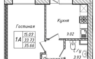 Продажа 1-комнатной квартиры, 35.6 м², ул. Айтматова, дом  33 стр - Продажа квартир в новостройках Астаны без посредников с фото