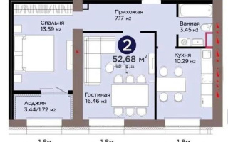 Продажа 2-комнатной квартиры, 52.68 м² - Недвижимость в Астане - страница 14