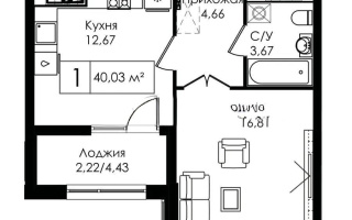 Продажа 1-комнатной квартиры, 40.3 м², пр. Улы Дала, дом  29/1 - Продажа  однокомнатных квартир в Астане без посредников