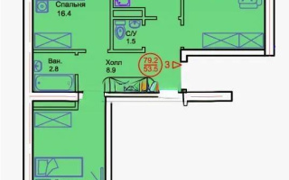 Продажа 3-комнатной квартиры, 79.2 м², пр. Тауелсыздык, дом  34/8 стр - Продажа  трехкомнатных квартир в новостройках Астаны