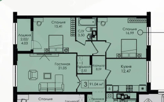 Продажа 3-комнатной квартиры, 92 м², пр. Улы Дала, дом  29 - Продажа квартир в новостройках Астаны с фото