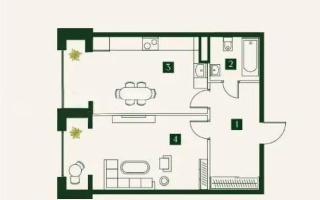 Продажа 1-комнатной квартиры, 59.2 м² - Продажа однокомнатных квартир от собственников в Алматы