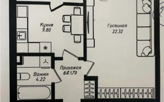 Продажа 1-комнатной квартиры, 42.17 м² - Продажа  однокомнатных квартир в новостройках Астаны - страница 3