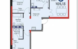 Продажа 3-комнатной квартиры, 105.13 м² - Продажа квартир в Бостандыкском р-не Алматы - страница 10