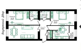 Продажа 3-комнатной квартиры, 94.63 м² - Продажа трехкомнатных квартир от собственников в Астане - страница 2