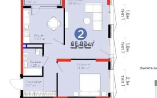 Продажа 2-комнатной квартиры, 65.97 м² - Продажа двухкомнатных квартир в монолитно-каркасном доме в Астане - страница 2