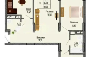 Продажа 3-комнатной квартиры, 90 м², ул. Сыганак, дом  13 - Продажа квартир в Астане
