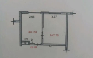 Продажа 1-комнатной квартиры, 28 м² - Продажа  однокомнатных квартир в Алматы без посредников