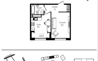 Продажа 1-комнатной квартиры, 39.4 м², ул. Ауэзова, дом  3г/2 - Продажа  однокомнатных квартир в Алматы с фото