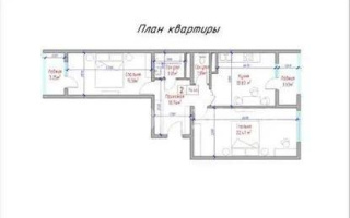 Продажа 3-комнатной квартиры, 74.46 м², ул. Алтын орда, дом  7/1а - Продажа  трехкомнатных квартир в Алматы с фото