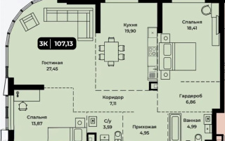 Продажа 3-комнатной квартиры, 107.13 м² - Продажа недвижимости в Казахстане - страница 24