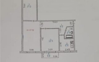 Продажа 3-комнатной квартиры, 65.4 м²