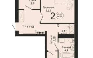 Продажа 2-комнатной квартиры, 68 м², ул. Жангельдина, дом  14 стр - Продажа  двухкомнатных квартир в Астане
