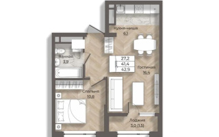 Продажа 2-комнатной квартиры, 42.5 м² - Продажа квартир в новостройках Алматы - страница 13