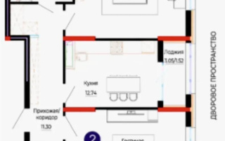 Продажа 2-комнатной квартиры, 72.49 м², ул. Е-882, дом  7 - Продажа  двухкомнатных квартир в Астане