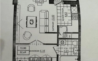 Продажа 1-комнатной квартиры, 35 м², ул. Байтурсынова, дом  22 стр - Продажа квартир в Казахстане