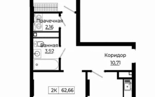Продажа 2-комнатной квартиры, 62.66 м², пр. Улы Дала, дом  28 - Продажа квартир в Казахстане