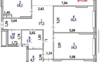 Продажа 4-комнатной квартиры, 135.8 м², пр. Туран, дом  43б - Продажа  четырехкомнатных квартир в новостройках Астаны без посредников