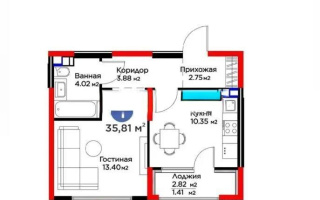 Продажа 1-комнатной квартиры, 35 м², ул. Момышулы, дом  11/14а - Продажа  однокомнатных квартир в новостройках Алматы