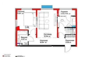 Продажа 2-комнатной квартиры, 52.44 м², ул. Момышулы, дом  11/14а - Продажа квартир в Алматы без посредников