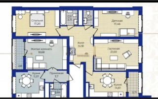 Продажа 5-комнатной квартиры, 138 м², пр. Туран, дом  83/1 - Продажа  пятикомнатных квартир в новостройках Астаны без посредников